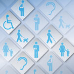 Accessibility icons for Ocean County web designer
